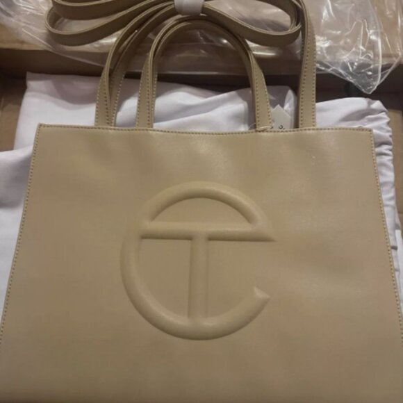 Telfar Handbags - telfar bag medium Cream